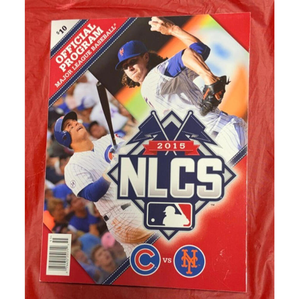 2015 NLCS Official Program Chicago Cubs vs New York Mets MLB Baseball